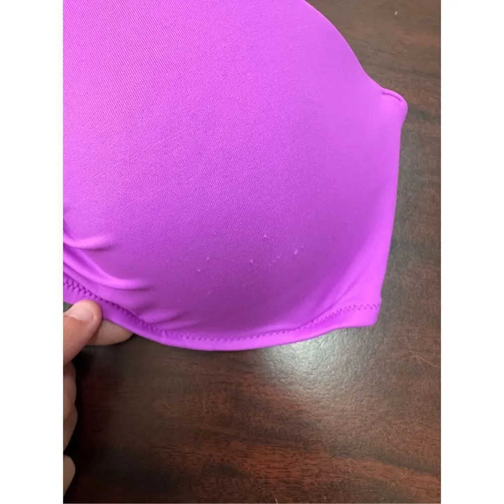 Victoria’s Secret Purple Strapless Bikini Top Size 36D